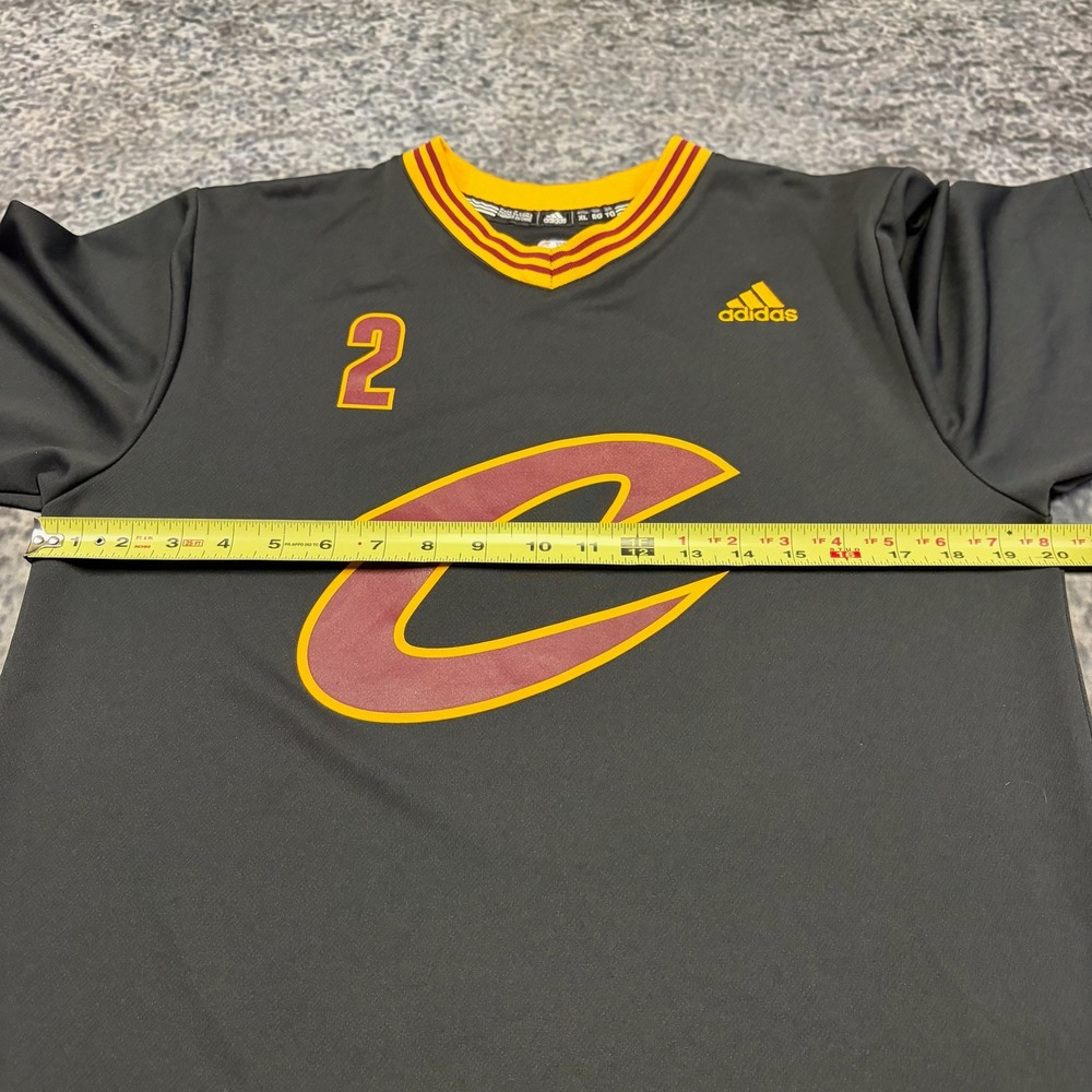 Cleveland Cavaliers Kyrie Irving Adidas Jersey Short Sleeve 2016 Large Black - Picture 8 of 11